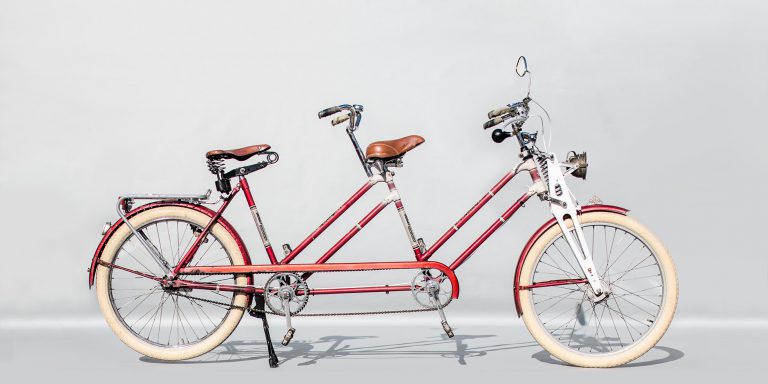 Tandemtours Potsdam – Rixe Brake Bielefeld — Oldtimer-Tandem — ca. 1955